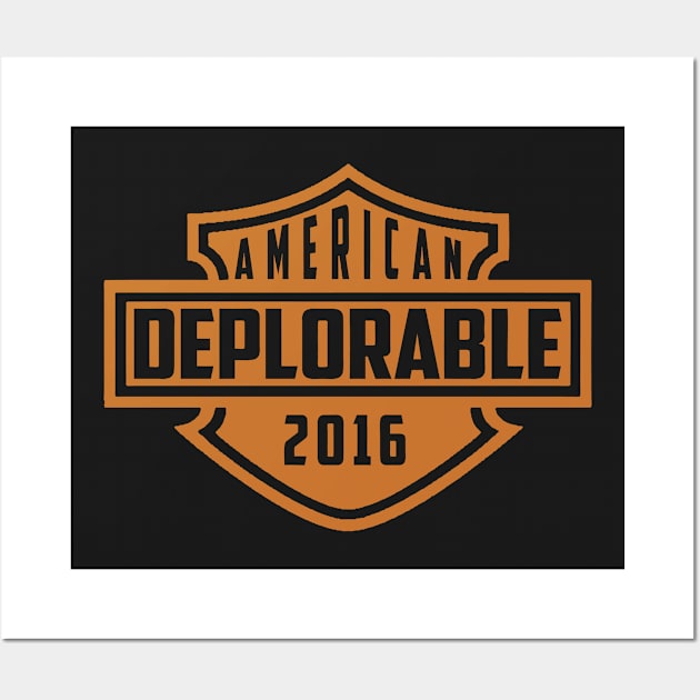 dEPLORABLE 1 Wall Art by ALAMOGrafix